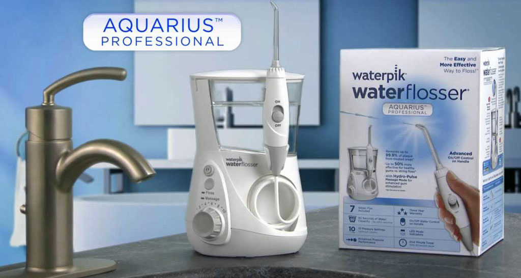 Water flosser Burnaby - Aquarius Waterpik - Burnaby Dentist